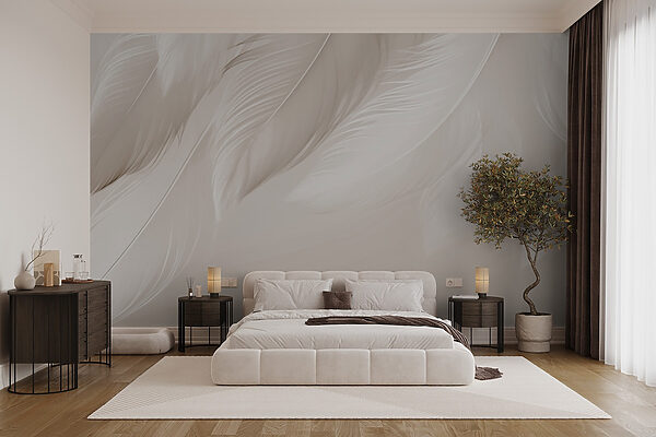 Jemné pierka na mäkkom pozadí Jemné pierka na mäkkom pozadí