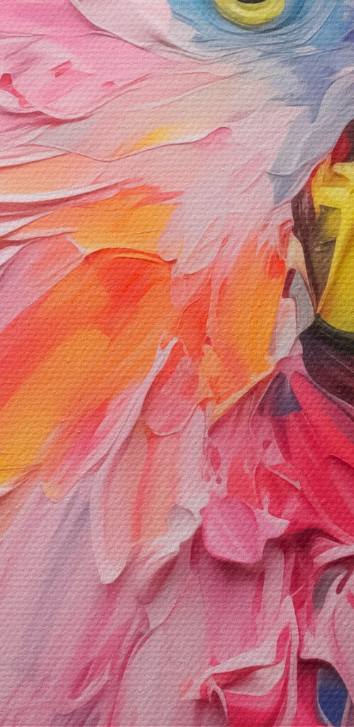 Painting of a bird Painting of a bird