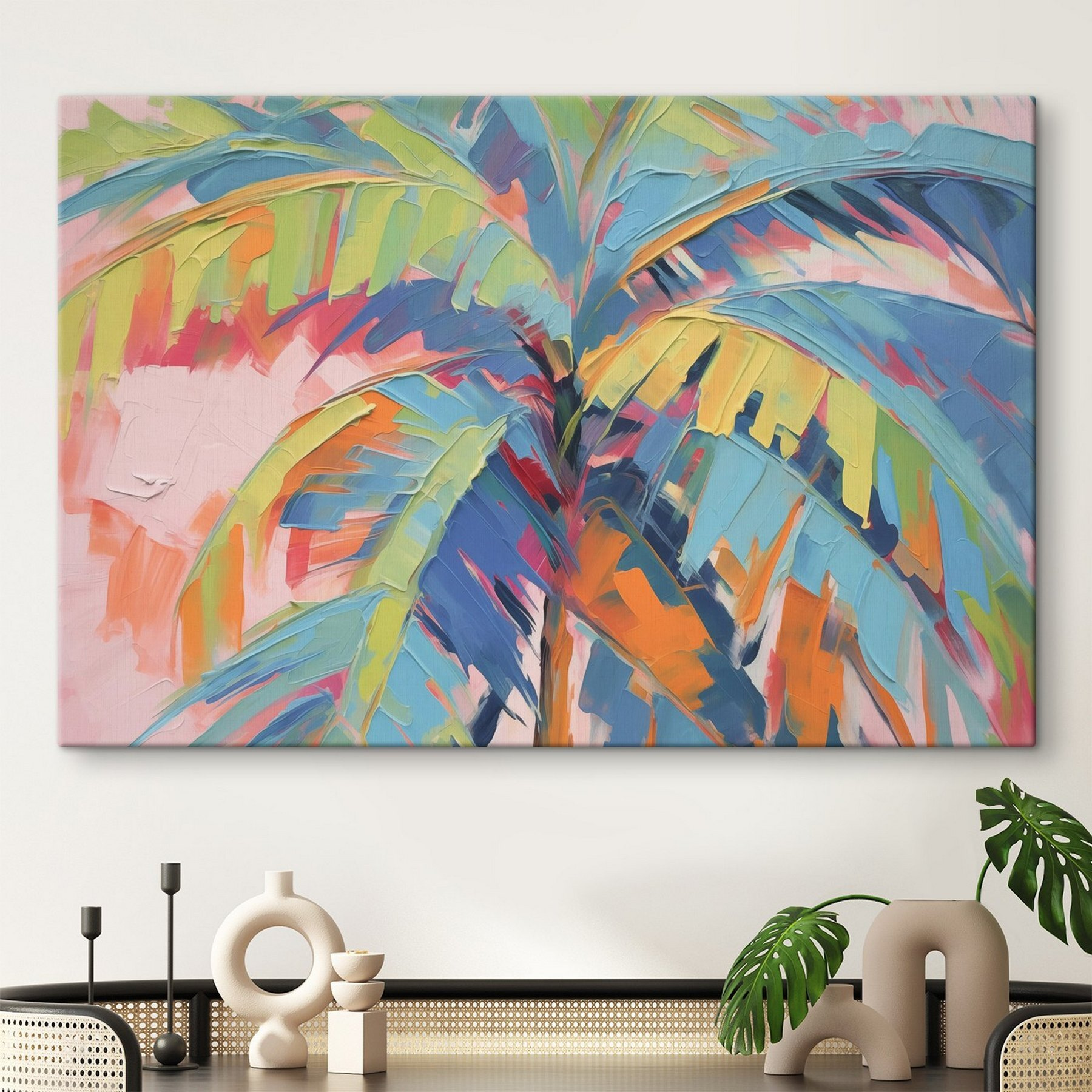 Painting of a palm tree