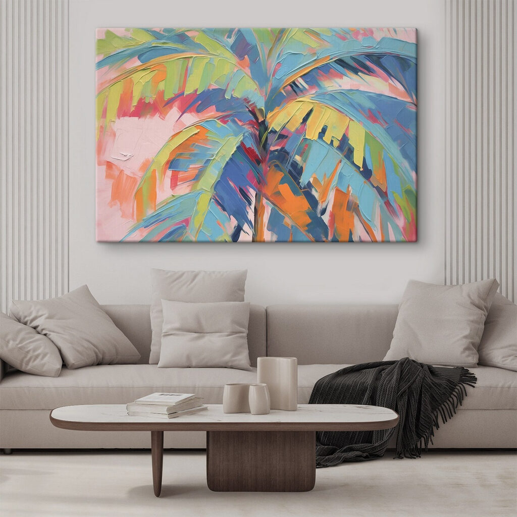 Painting of a palm tree