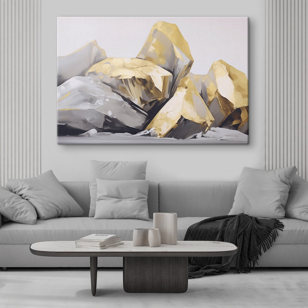 Majestic rock formations in soft hues