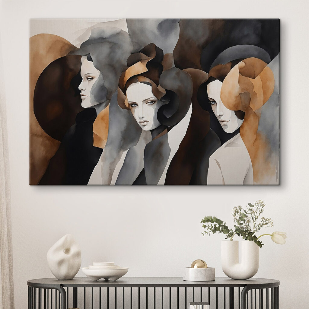 Group of women with different colors Group of women with different colors