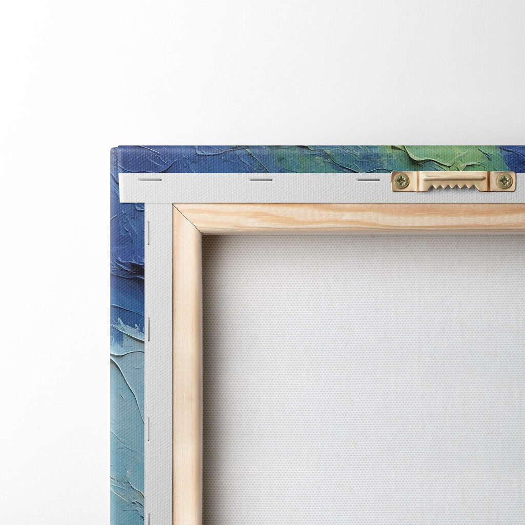 Painting of mountains and clouds Painting of mountains and clouds