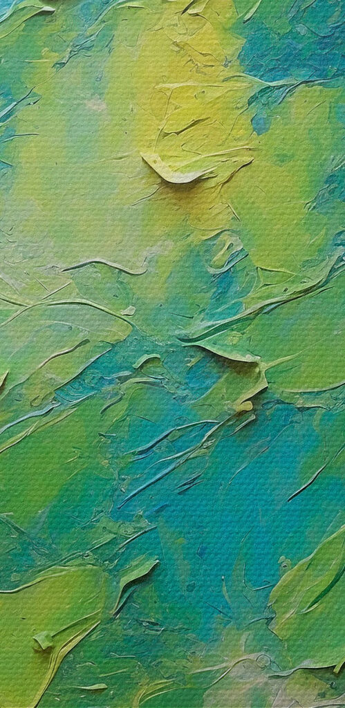 Painting of mountains and clouds Painting of mountains and clouds