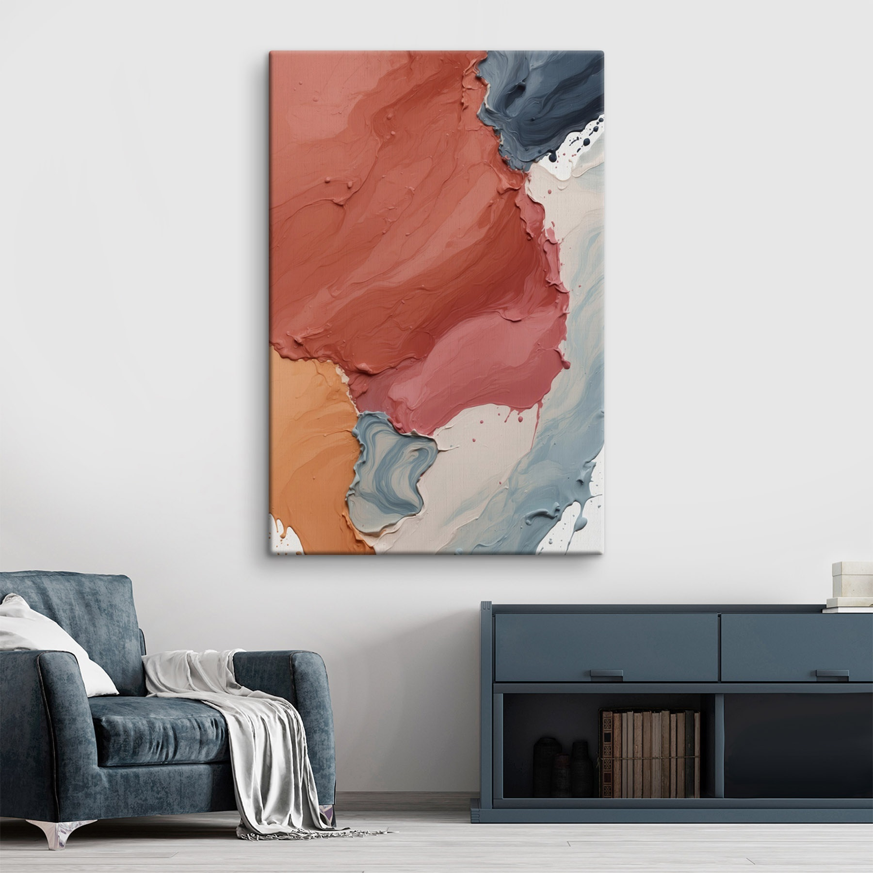 - Abstract color palette in motion