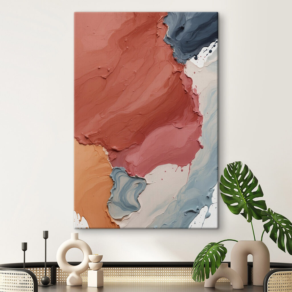 - Abstract color palette in motion