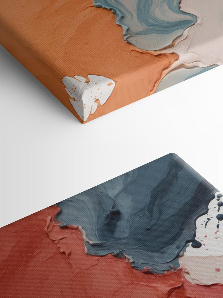 - Abstract color palette in motion