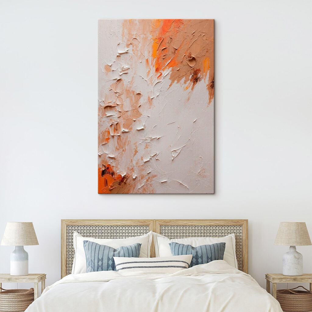 Textured canvas with warm tones Textured canvas with warm tones