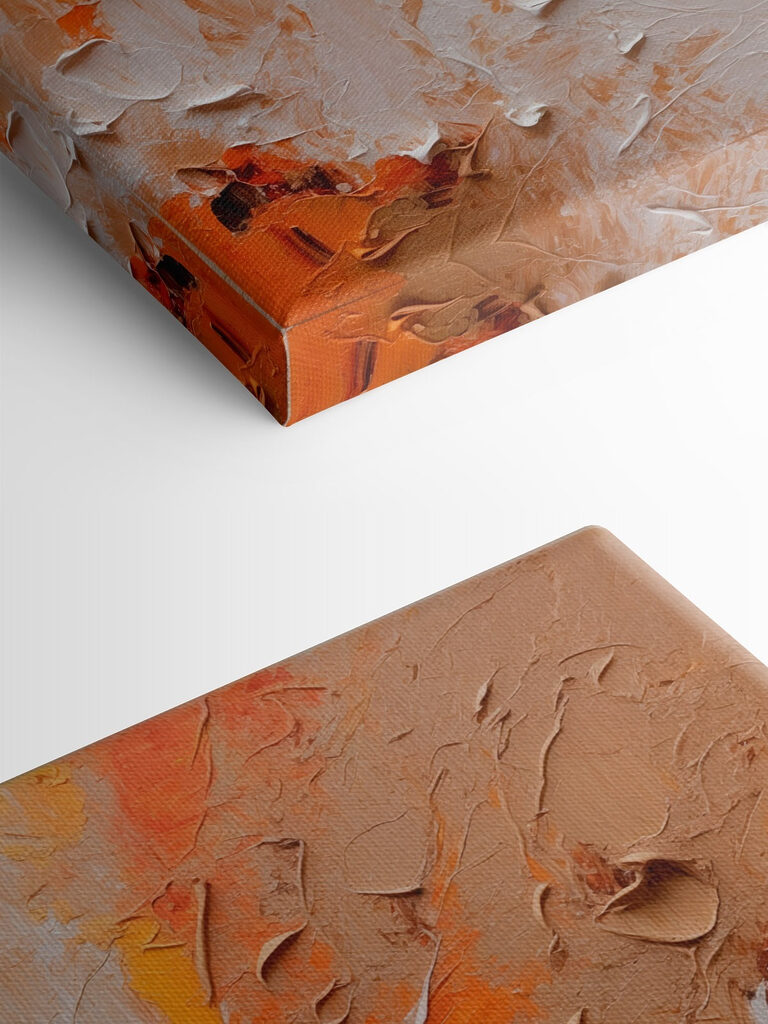 Textured canvas with warm tones Textured canvas with warm tones