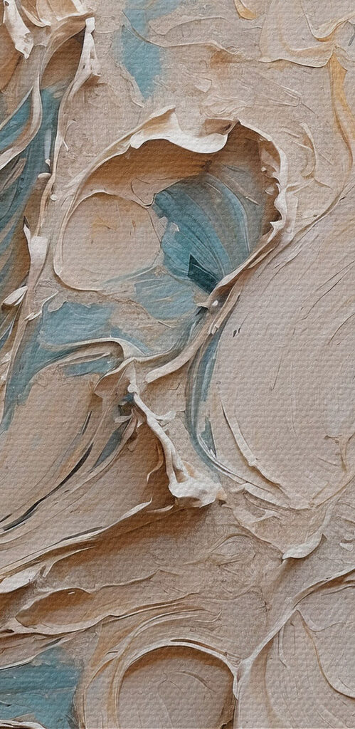 Abstract swirls of color and texture