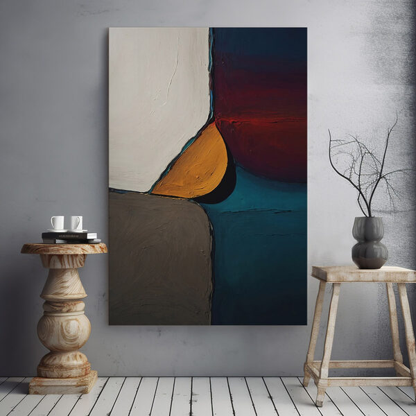 Obraz Abstraktné tvary vo výrazných farbách