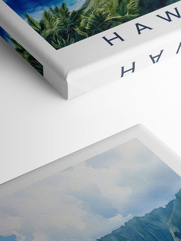 Rainbow over a rocky beach