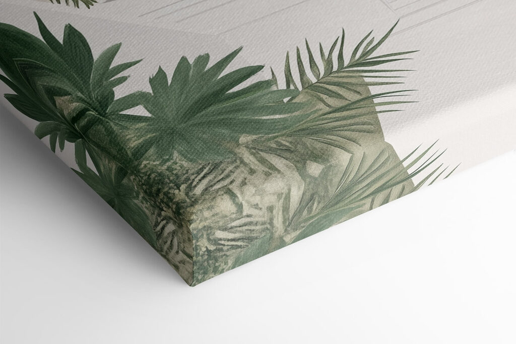 White and pink house with trees White and pink house with trees