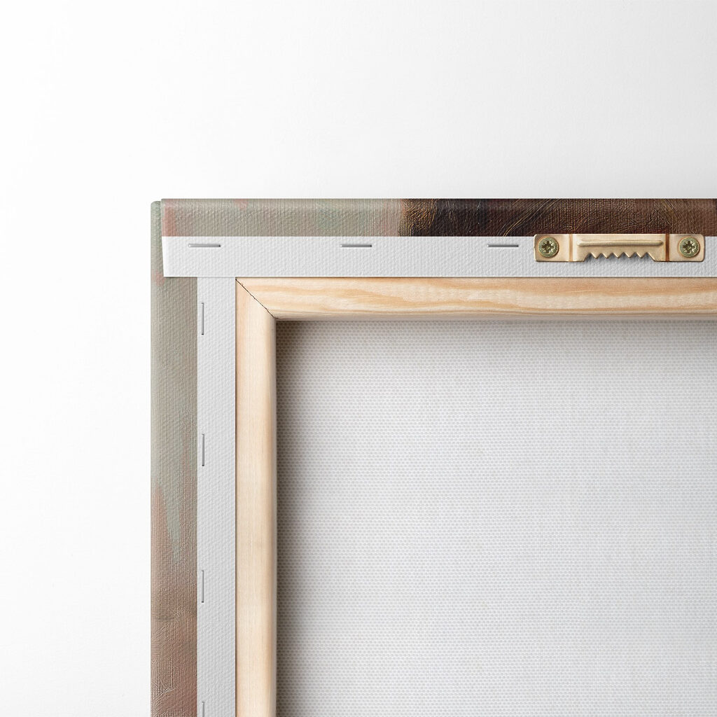 Painting of a man smelling flowers Painting of a man smelling flowers