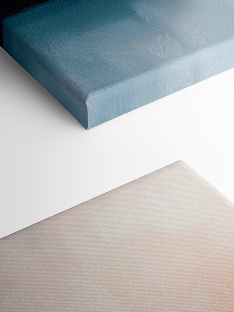 Painting of a body of water Painting of a body of water