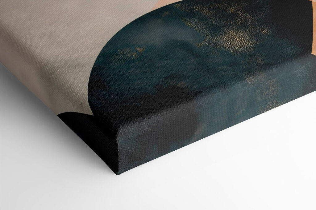 Black and orange geometric shapes Black and orange geometric shapes