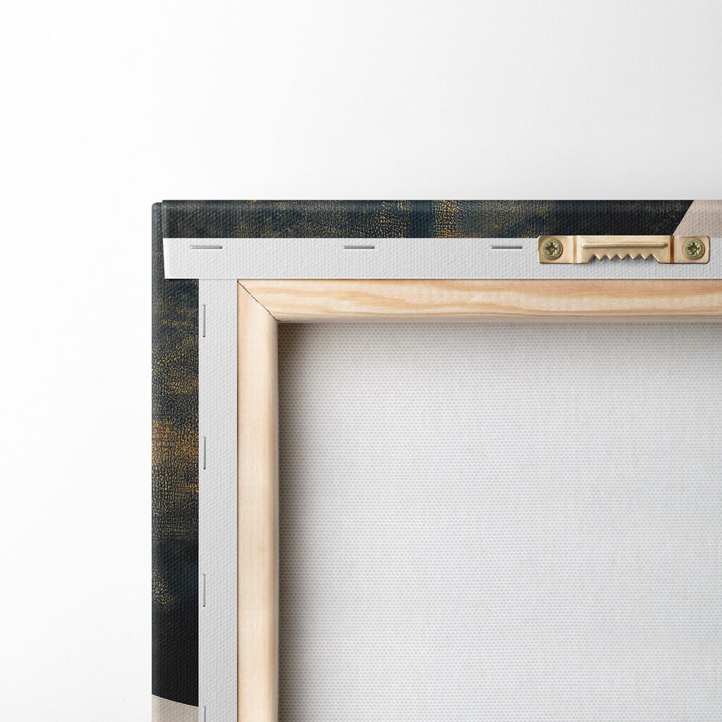 Black and orange geometric shapes Black and orange geometric shapes