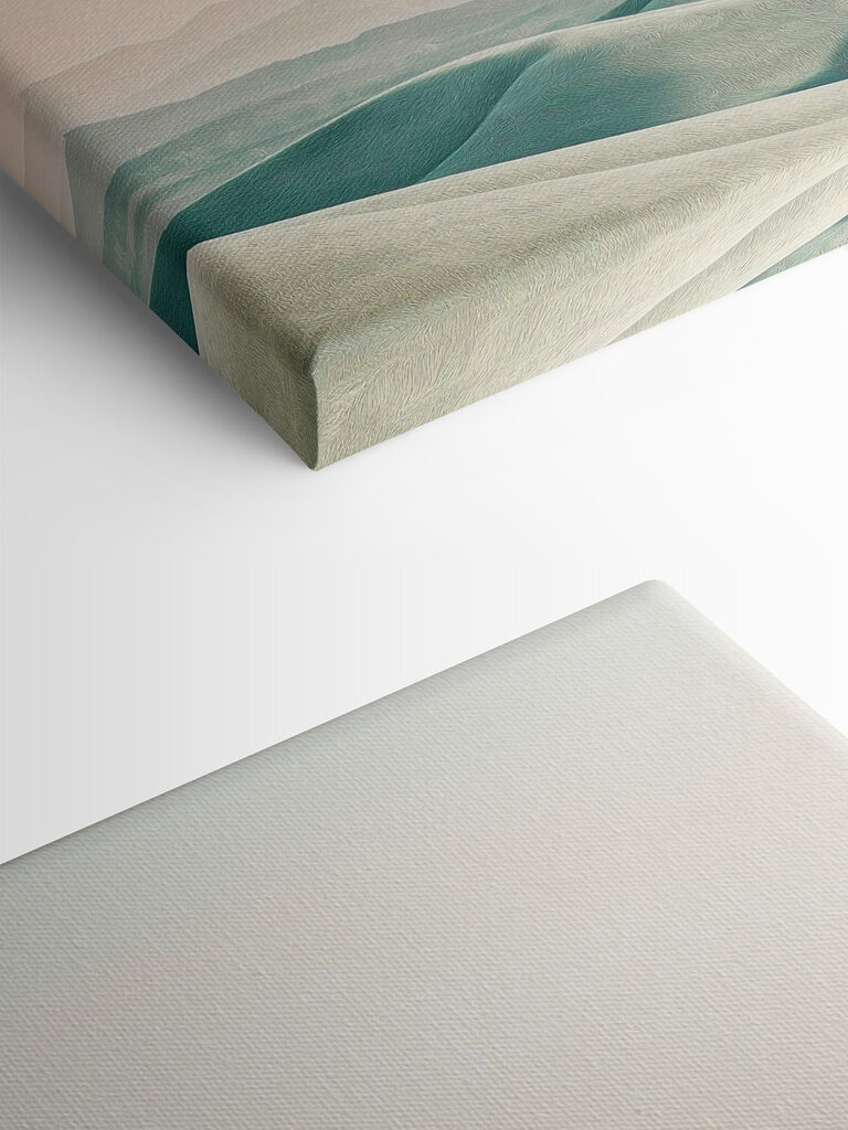 Large sandy hills with a clear sky