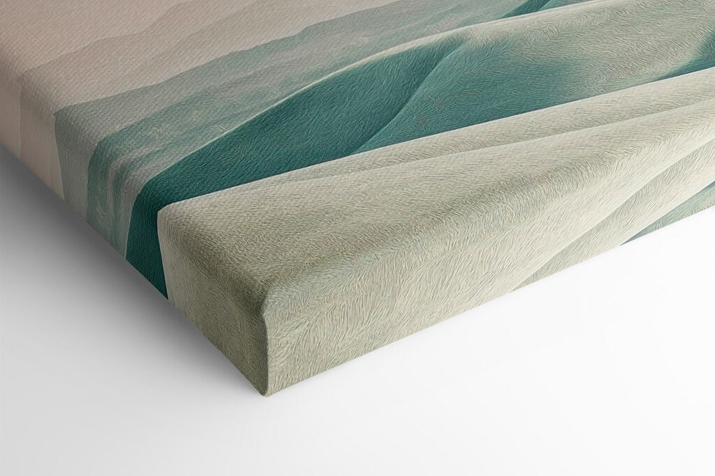 Large sandy hills with a clear sky