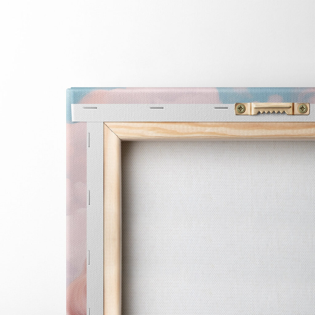 Woman with pink hair