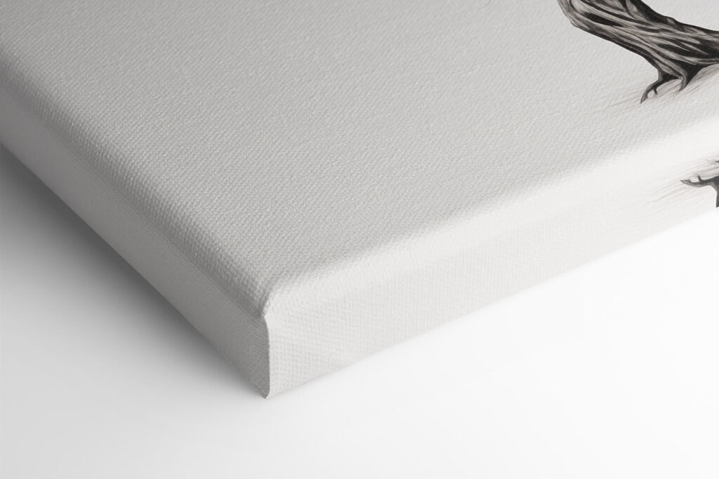 Black and white drawing of a tree Black and white drawing of a tree