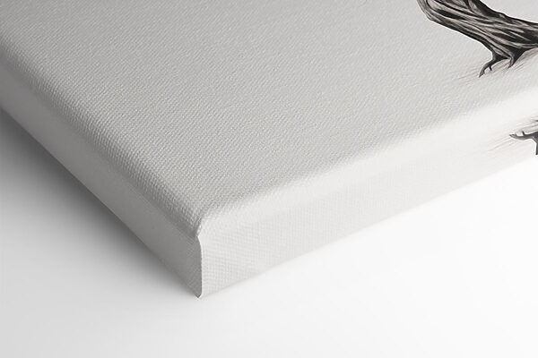 Black and white drawing of a tree Black and white drawing of a tree