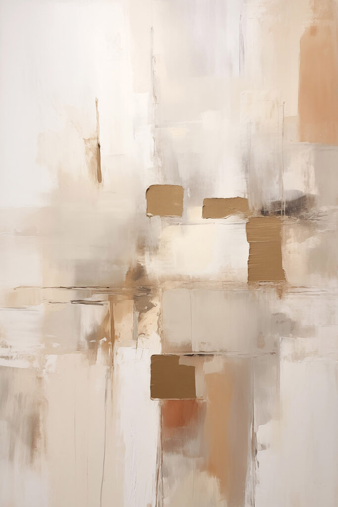 Painting of squares and rectangles Painting of squares and rectangles