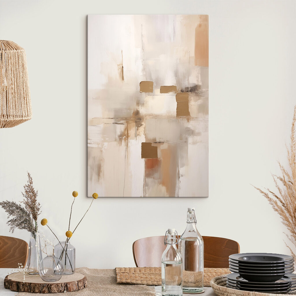 Painting of squares and rectangles Painting of squares and rectangles