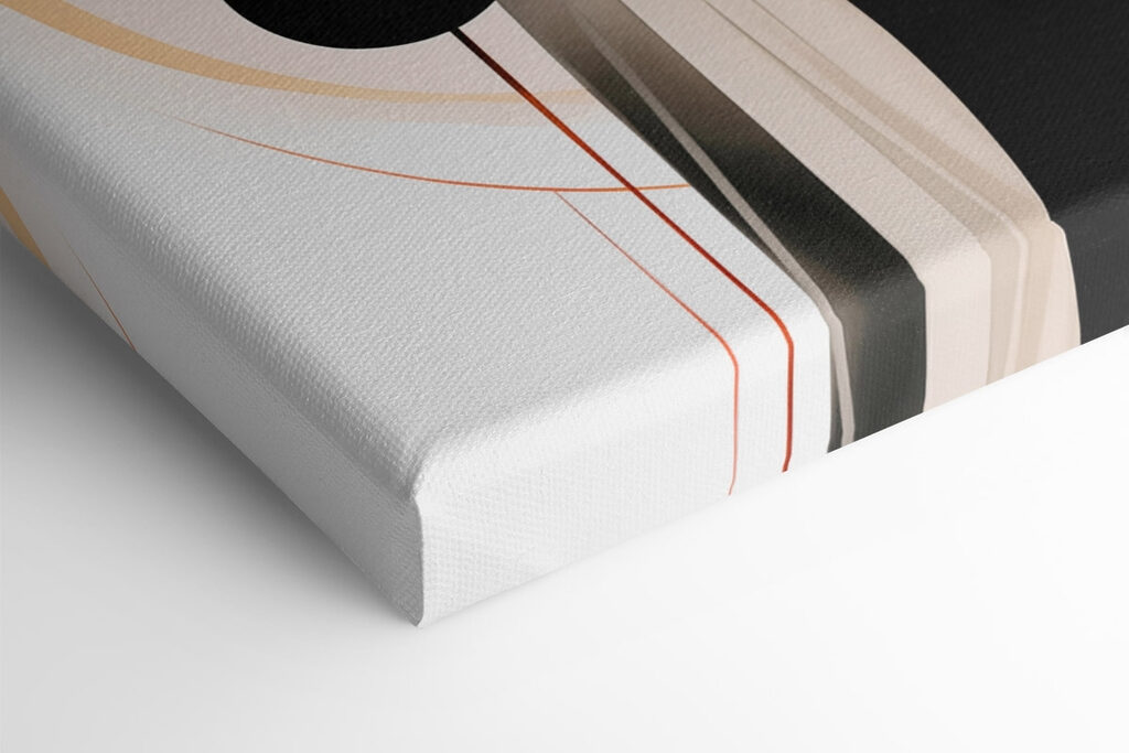 Woman in a black dress