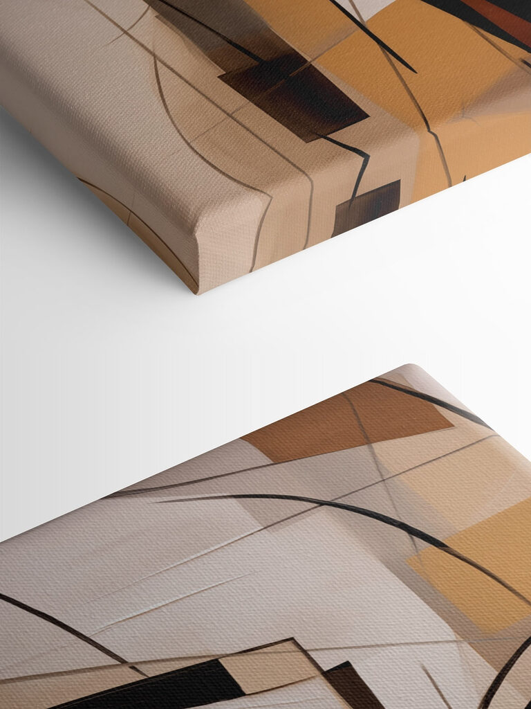 Painting of a woman's face Painting of a woman's face