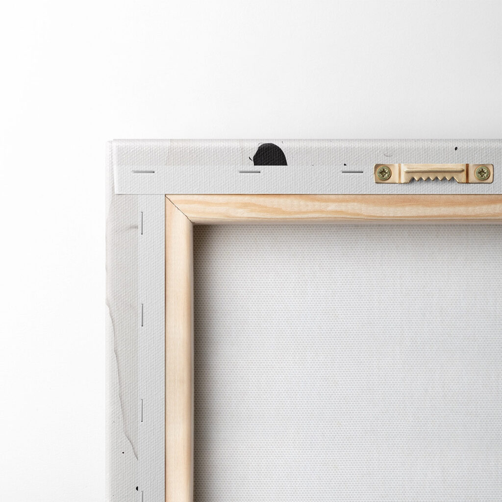 Black and white paint splattered on a white surface