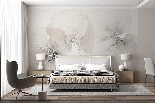 Delicate leaves in soft hues Delicate leaves in soft hues