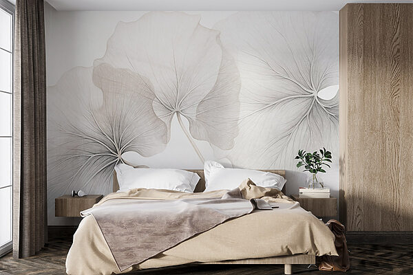 Delicate leaves in soft hues Delicate leaves in soft hues