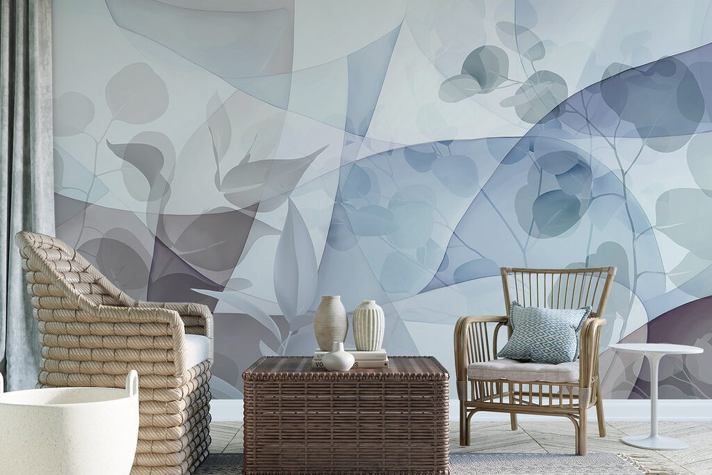 Gentle curves and soft foliage patterns