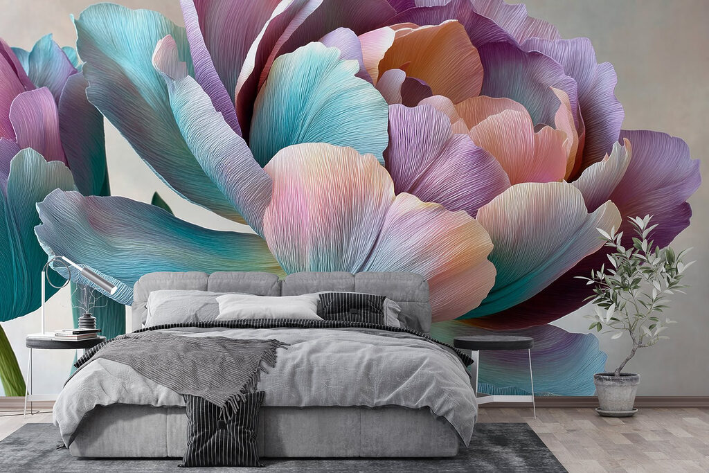 Delicate petals in soft hues