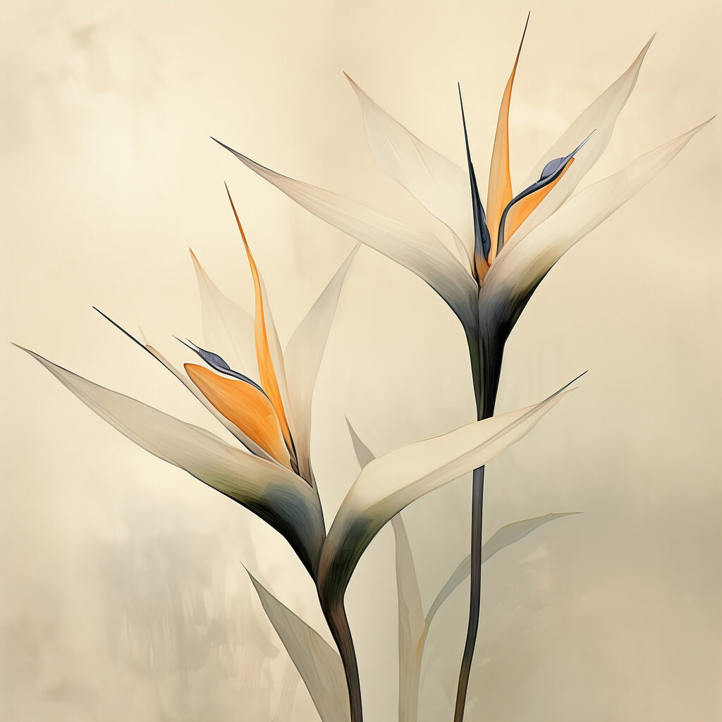 Delicate blooms in soft hues Delicate blooms in soft hues