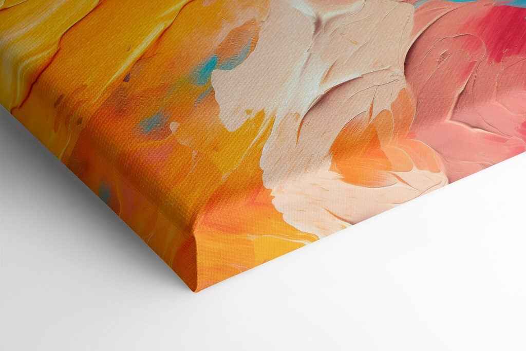 Vibrant hues collide in harmony