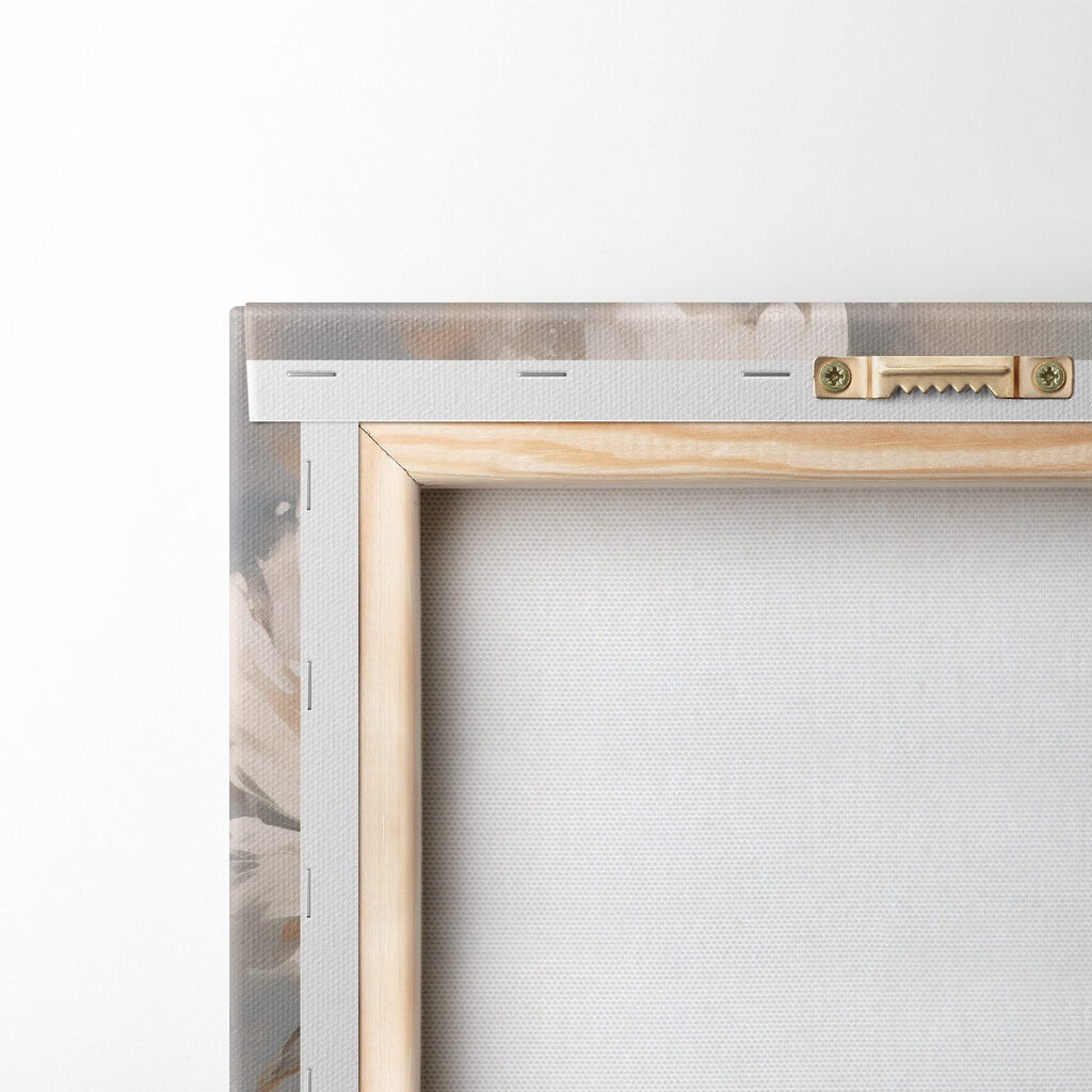 Painting of white flowers Painting of white flowers