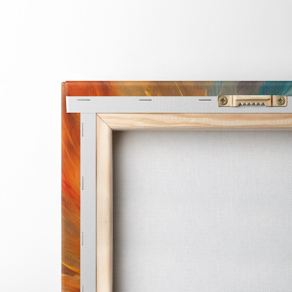 Colorful painting of a swirl