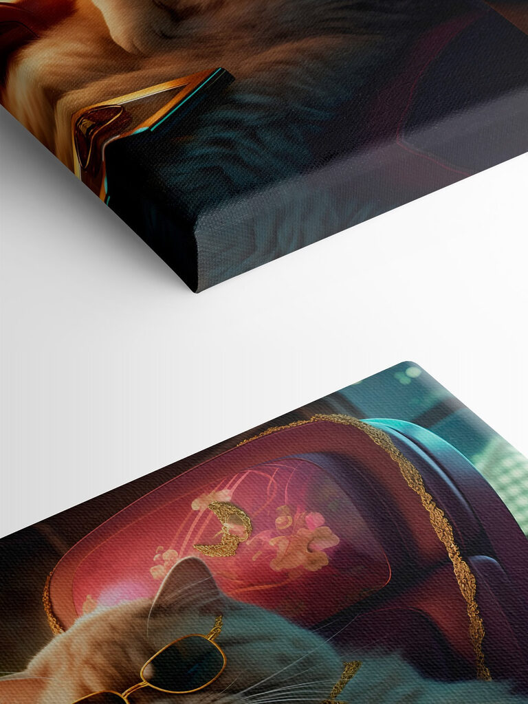 Cat wearing sunglasses and a necklace sitting in a chair Cat wearing sunglasses and a necklace sitting in a chair