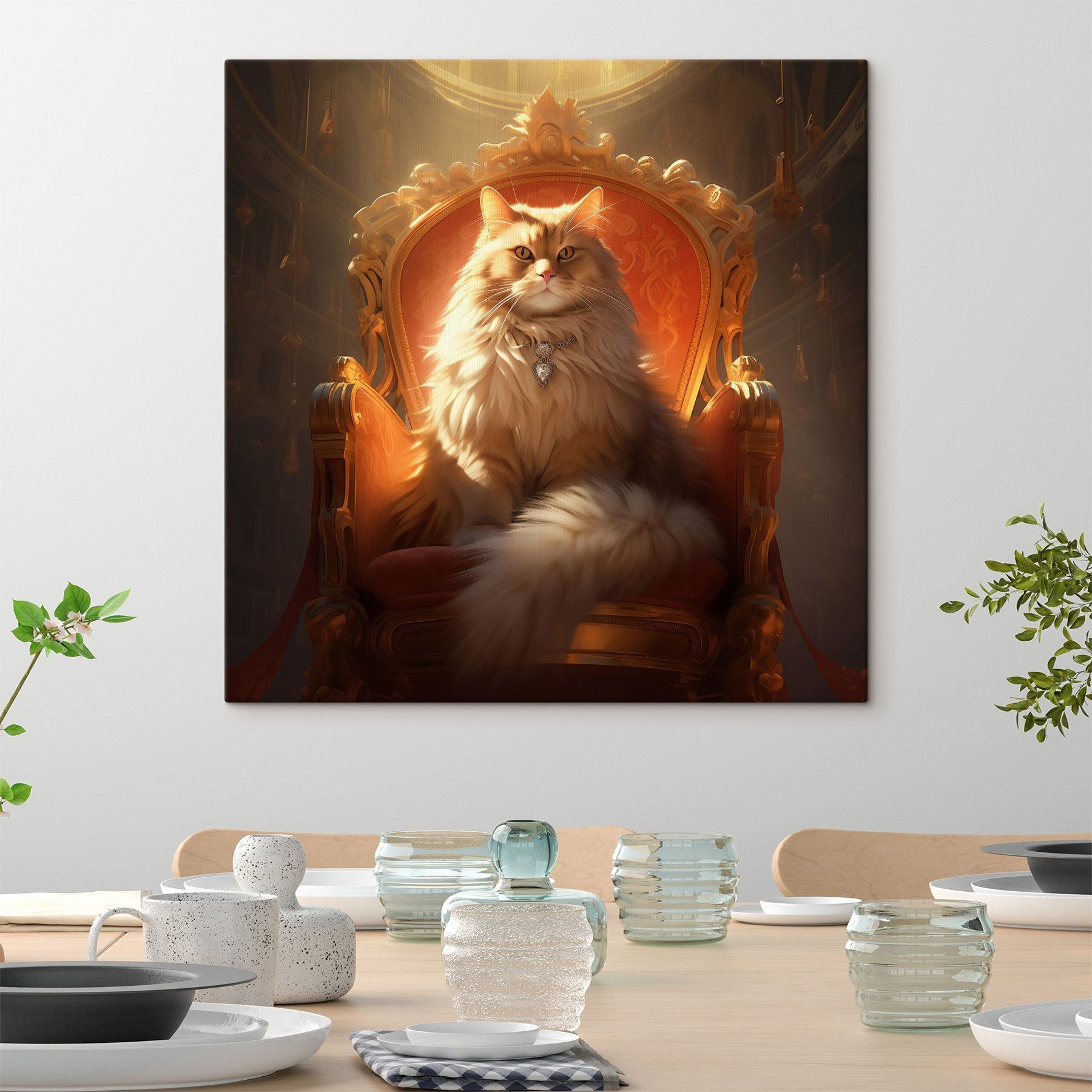 Mačka sediaca na stoličke s44250pik1m - Mačka sediaca na stoličke - tegory