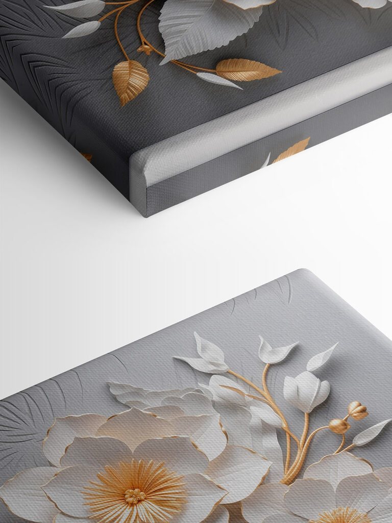 Delicate blooms on textured background Delicate blooms on textured background