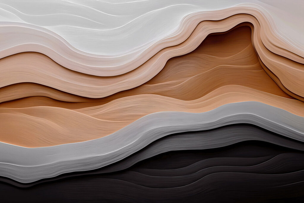 Soft waves of textured colors Soft waves of textured colors