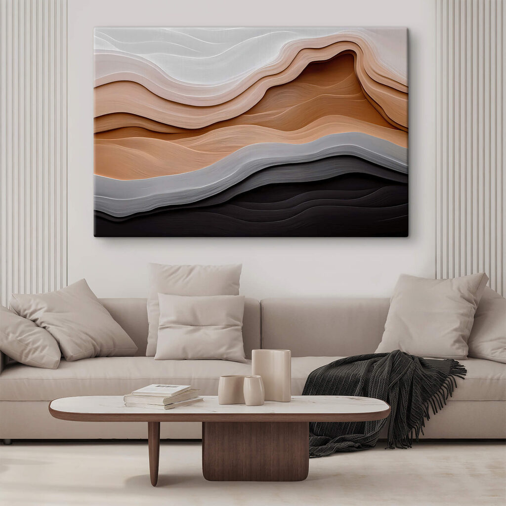 Soft waves of textured colors Soft waves of textured colors