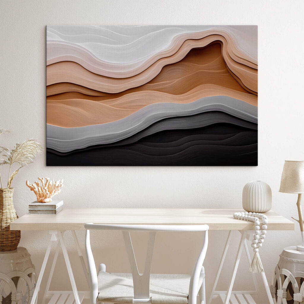 Soft waves of textured colors Soft waves of textured colors