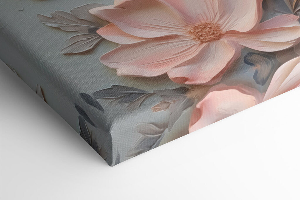 Painting of flowers and leaves Painting of flowers and leaves