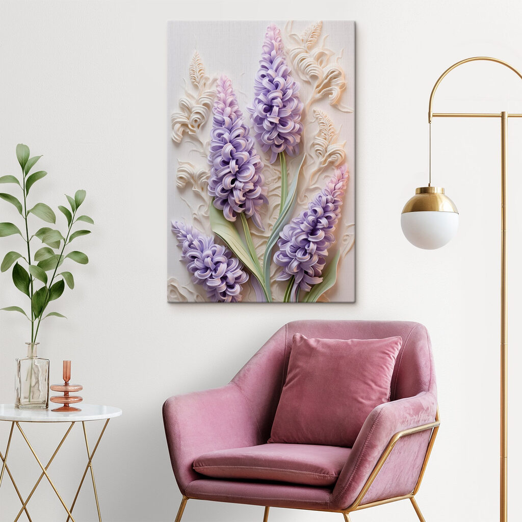 Group of purple flowers Group of purple flowers