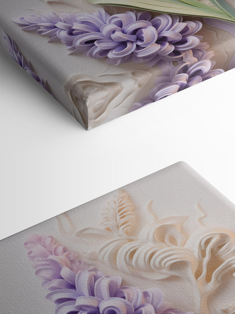 Group of purple flowers Group of purple flowers