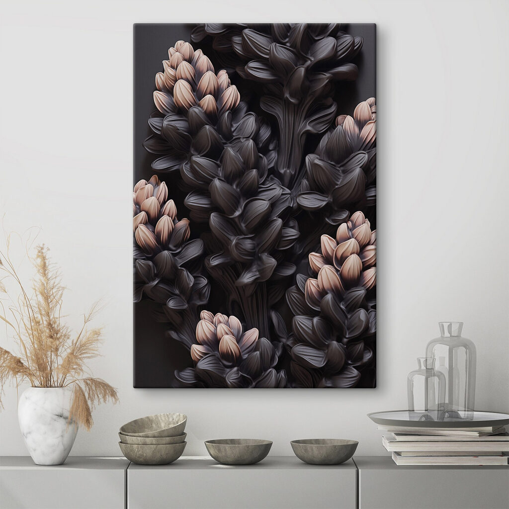 Blooming beauty against a dark backdrop Blooming beauty against a dark backdrop