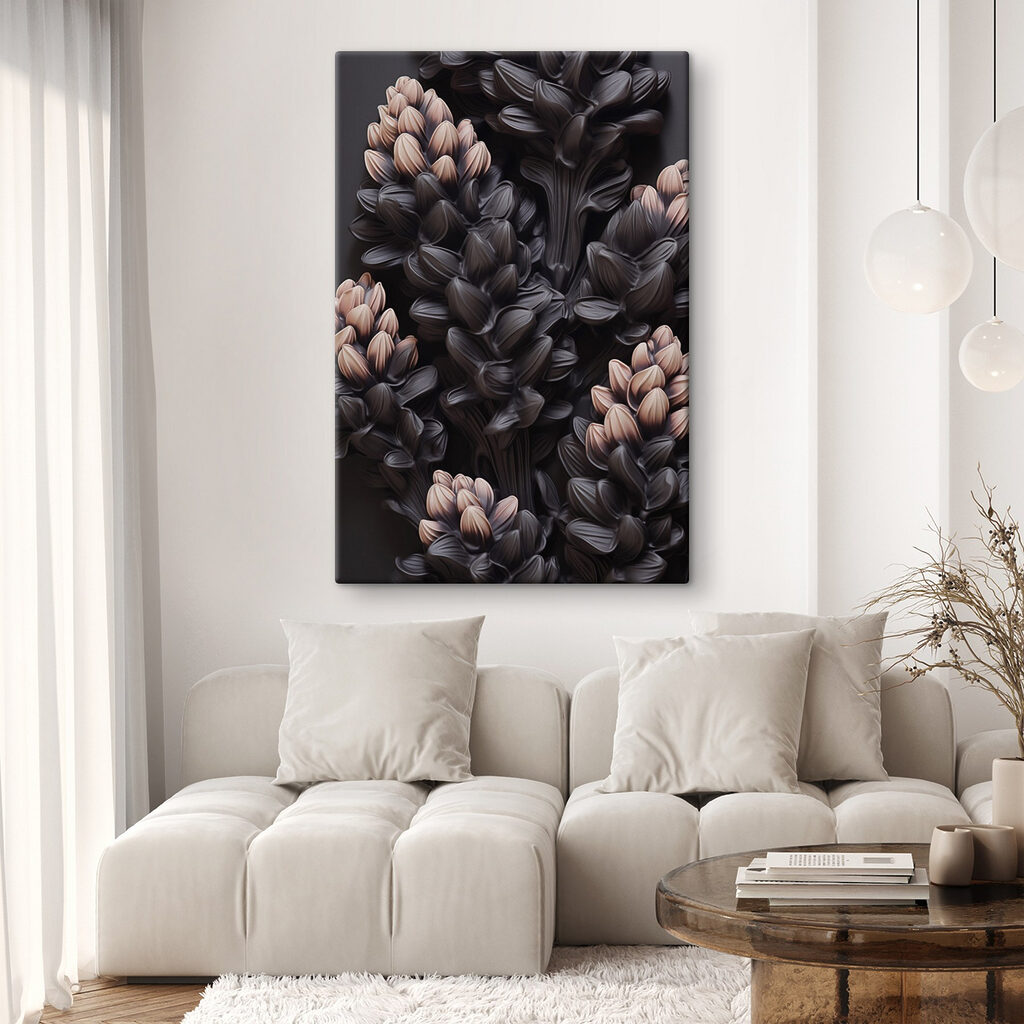 Blooming beauty against a dark backdrop Blooming beauty against a dark backdrop